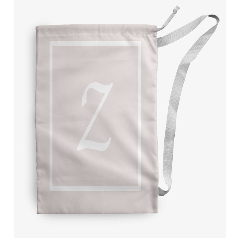 Sac à linge Monogram, Petit (H 29 po x l 18 po), Rose