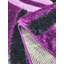 Plume à poils longs mauve et noir-628683861