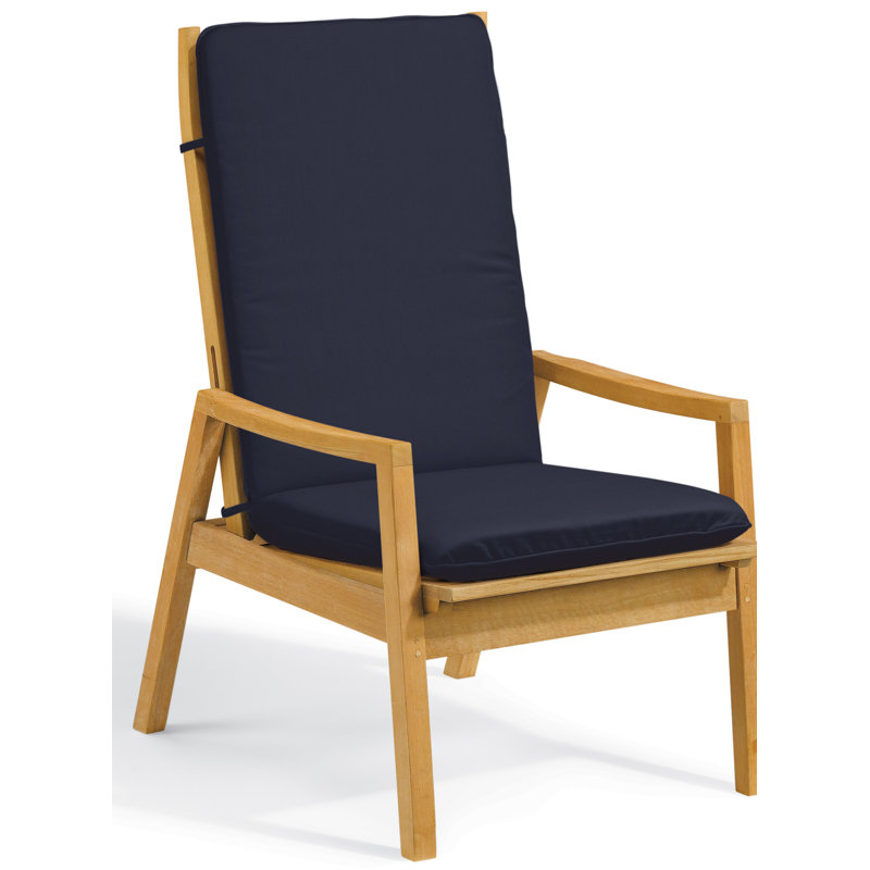Siena Outdoor Lounge Chair, Admiral Blue
