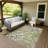 Machine Washable Indoor/Outdoor Brenden ACN2248 Floral Rug-1119347638