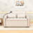 Florencia Versatile Adjustable Futon Sofa Bed with USB Charging Ports, 2 Pillows and Phone Stand-2005513016