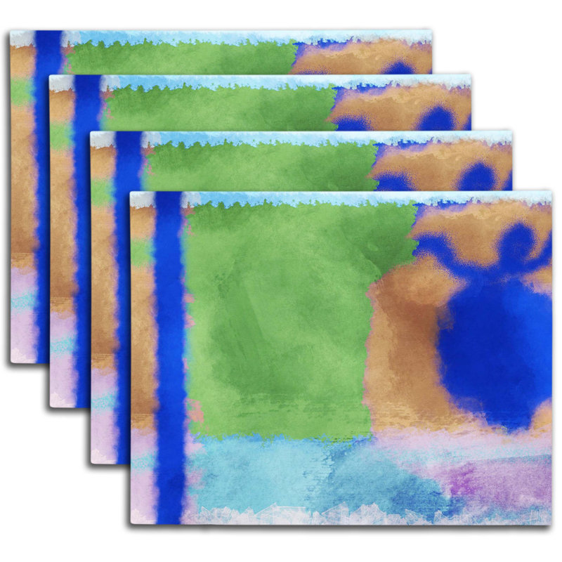 Napperon abstrait en polyester