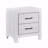 1Pc Bedroom Nightstand Of 2X Drawers Hardware Woodenen-1253361294