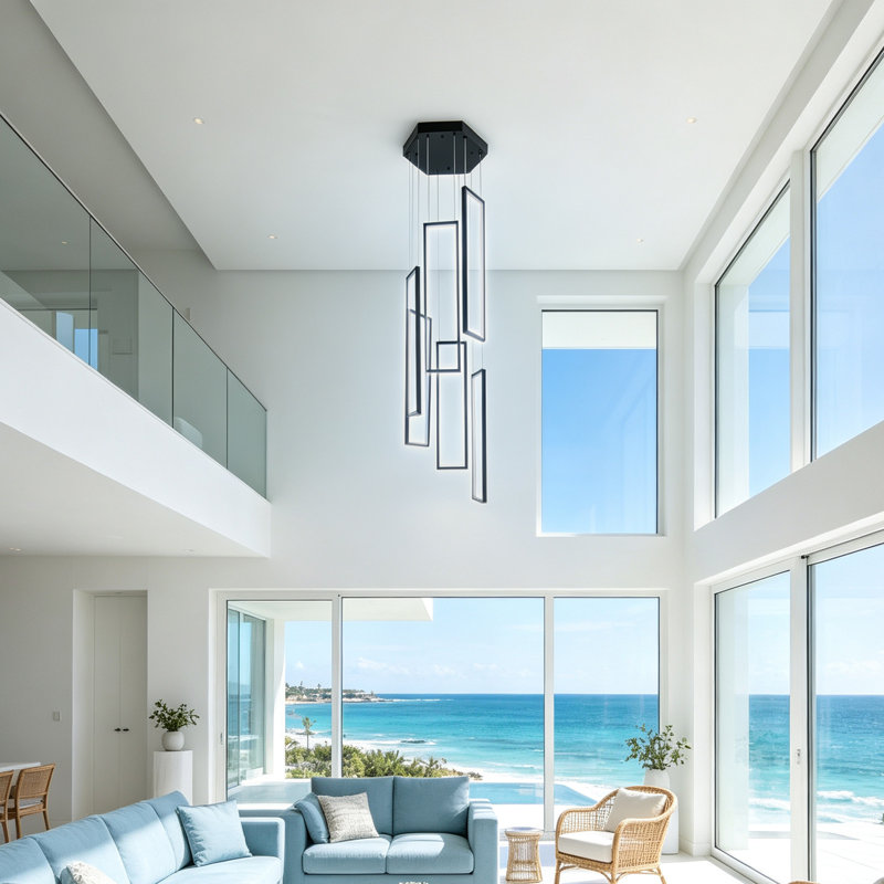 Luminaire suspendu lustre 6 lumières Clatterbuck