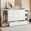 Lit escamotable simple avec tablettes de chevet