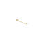 Deltana R2004-CR003 30" Center To Center R-Series Bathroom Towel Bar Single Lifetime Polished Brass