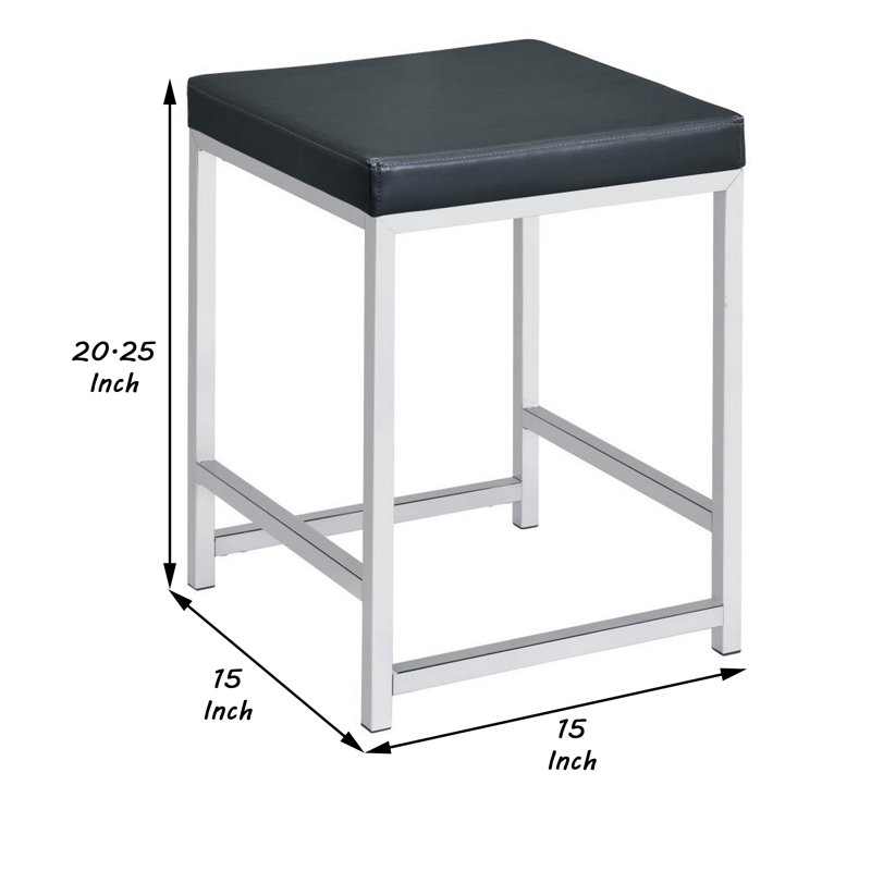 Tabouret de coiffeuse Casagranda, Bleu marine