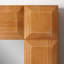 Miroir mural décoratif brun en bois sculpté à cadre rectangulaire - 30 po x 40 po