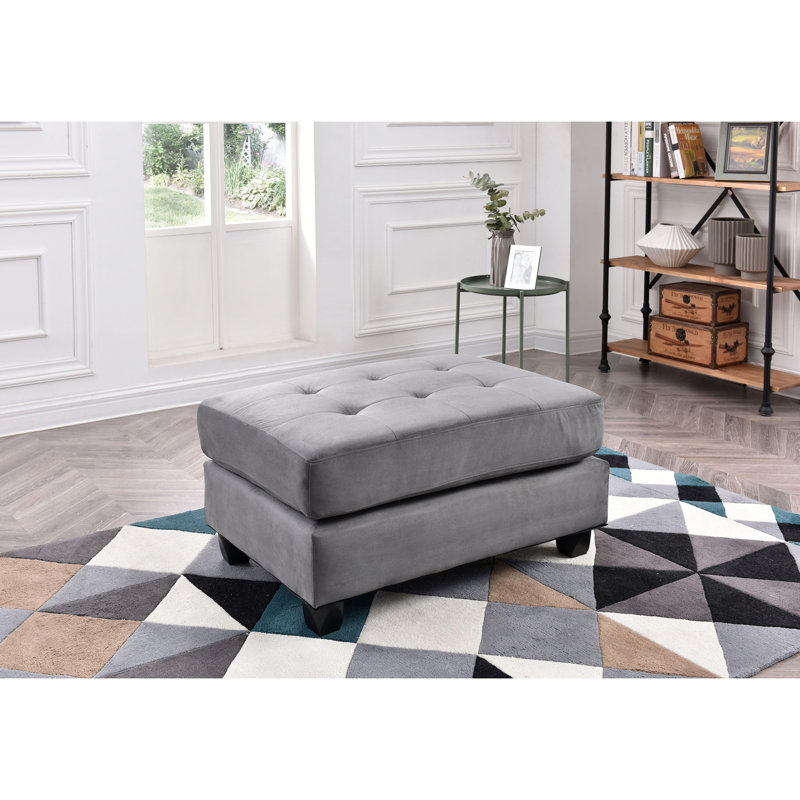 Repose-pieds élégant et contemporain pour chaque espace, Gris