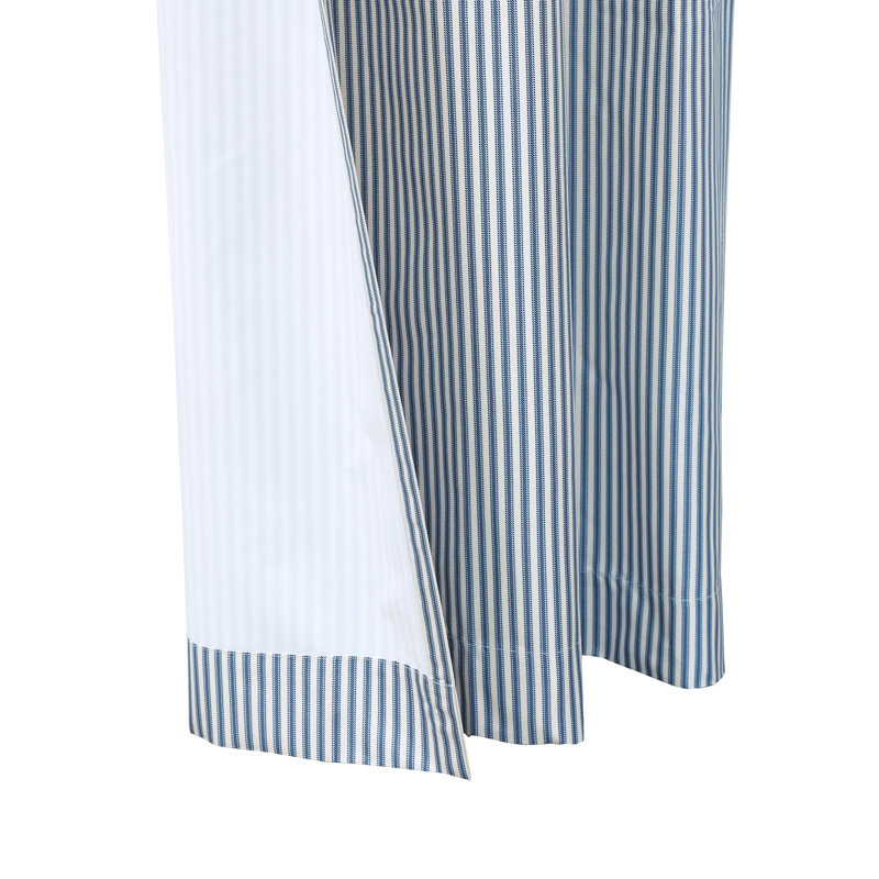 Paire de rideaux occultant et isolant avec passe-tringle Teri, Bleu marine, L 40 po x L 45 po