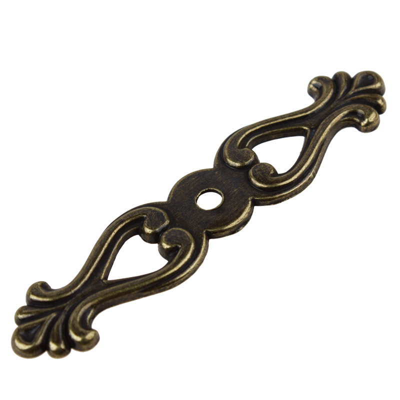 Contre-plaque classique 3,25 po, Laiton antique