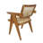 Stained Teak Wood and Natural Rattan Chair-1608888818