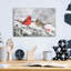 «Cardinals in Snow» par Lori Deiter, art mural en verre acrylique-929408204