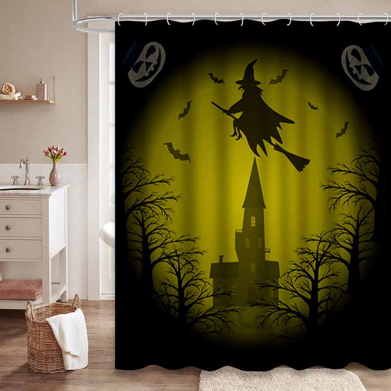 Rideau de douche Halloween Halloween, L 72 po x l 72 po
