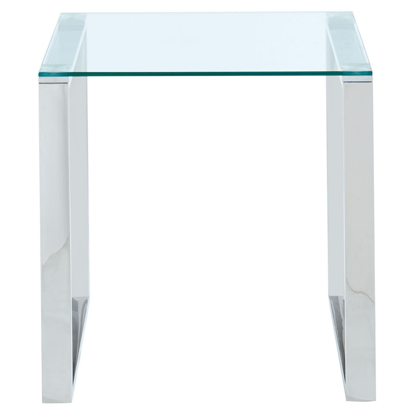 Table d'appoint Kevin en argent