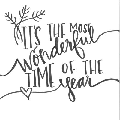 " Its The Most Wonderful Time "