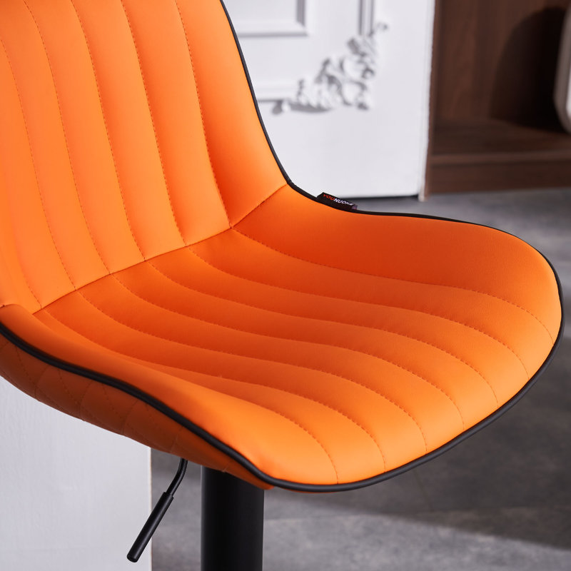 Tabourets de bar Brinitta, Orange