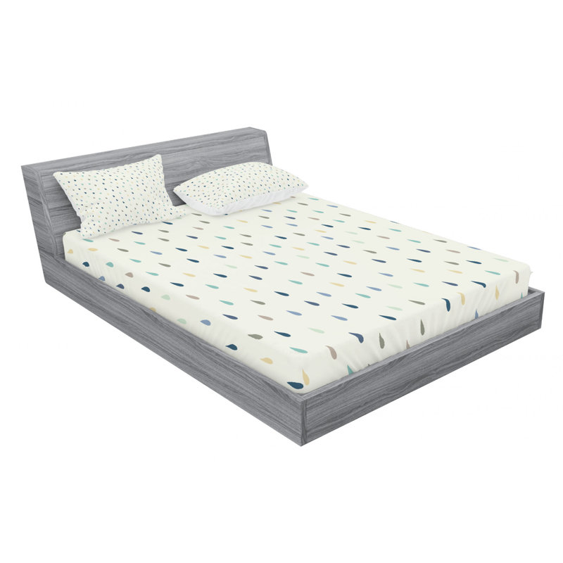 Microfiber Sheet Set, Queen Sheet Set with Fitted Sheet