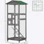 Cage à oiseaux extérieure durable avec intérieur spacieux et conception conviviale