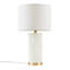 Lampe de table texturée à pois