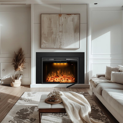 Trim With Electric Fireplace