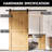 Black Rustic Arrow Design Non-Bypass Single Track One Door Hardware Kit(Doors Not Included)-33311656