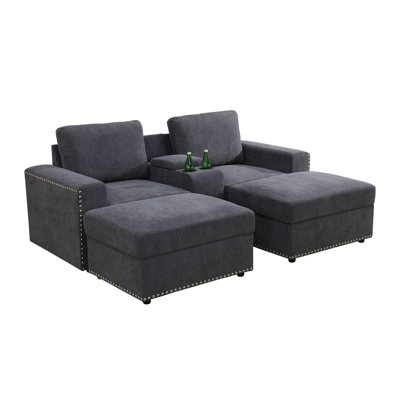 Elliemae Upholstered Sofa by Ebern Designs