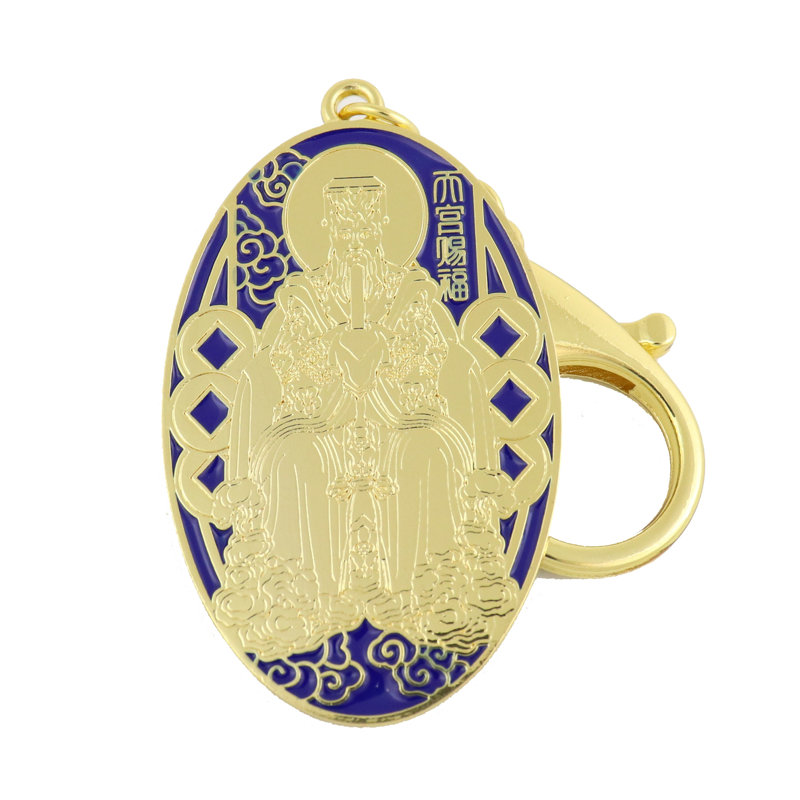 Décoration murale porte-clés Feng Shui Jade Emperor Amulet