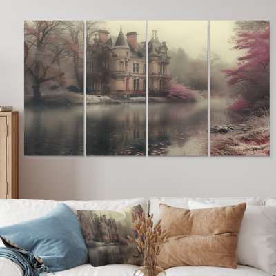 Soline - Chateaus Canvas Wall Art Set