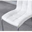 Chaise d'appoint rembourrée en cuir Burcker-2121299746