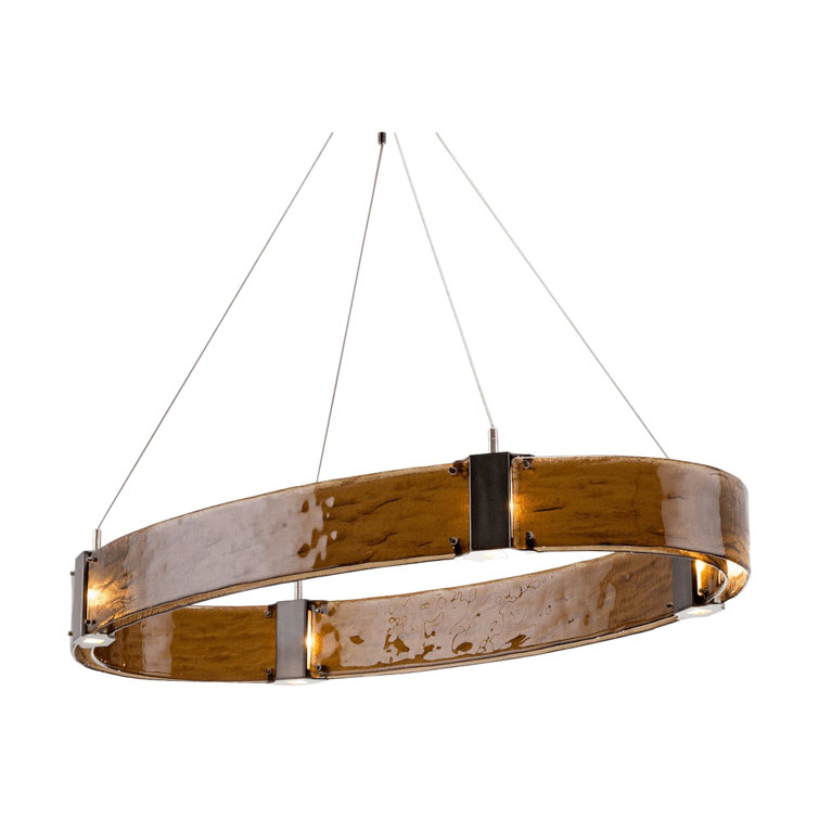 Parallel Oval Ring Chandelier