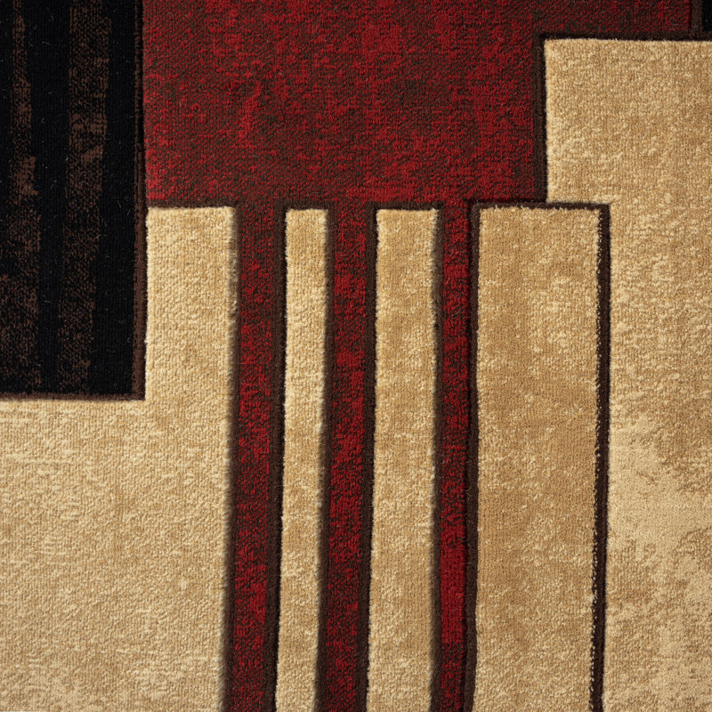 Saidey Geometric Indoor Rug, Rectangle 5' x 7'