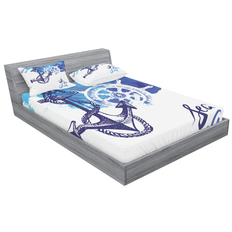 Microfiber Sheet Set, Queen Sheet Set with Fitted Sheet