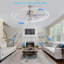 Ventilateur de plafond 25,98 po avec ensemble d'éclairage Johntavious