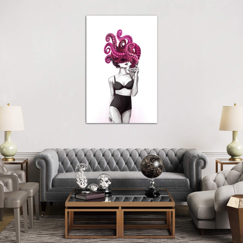 Ocean by Laura Graves - Wrapped Canvas Print, 66.04 cm H x 45.72 cm W x 1.91 cm D