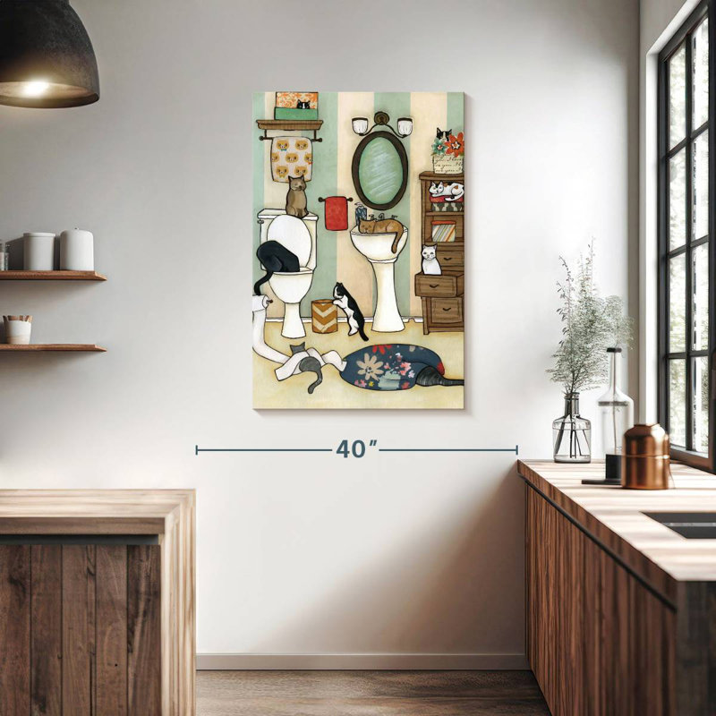Brampt The Big Black Cat, 39" H x 26" W