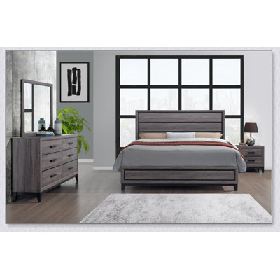 Grey Bed