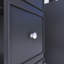 Meuble-lavabo noir 36 po