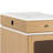 59.5"Kitchen Island With Extendable Dining Table, Kitchen Storage Table With Double-Sided Storage, Kitchen Island With 2 Drawers, Power Outlet, Side Open Shelves, For Kitchen, Dining Room, Natural-737488317
