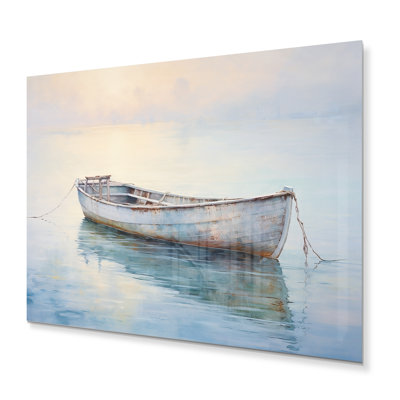 Boat Ethereal Waters I - Transportation Print on Metal