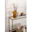 Buffet élégant et moderne - 100% verre trempé avec cadre 100% métal, 39,4 x 31,5 x 11,8 pouces | Finition dorée élégante, parfaite pour la salle à manger ou le salon | Solution de rangement glamour et fonctionnelle-523764178-526101898-523764176