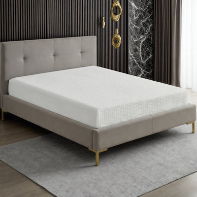 LUMERIS 6/8-inch Firm Cooling Gel Memory Foam Mattress - CertiPUR-US Certified, Breathable Tencel Cover, Bed-in-a-Box - Twin/Full/Queen Size