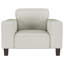 Fauteuil d'appoint capitonné Dana Greige