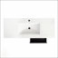 Ensemble de meuble-lavabo noir 48 po avec lavabo en céramique et armoire de rangement abondante - 4 portes à fermeture douce et 2 tiroirs