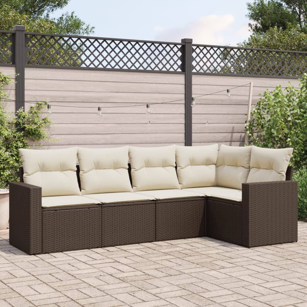 62 cm breites Outdoor-Sitzgruppen-Set mit Kissen