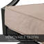 Ensemble de chaises pivotantes 2 pièces Fanshuai-1679090709