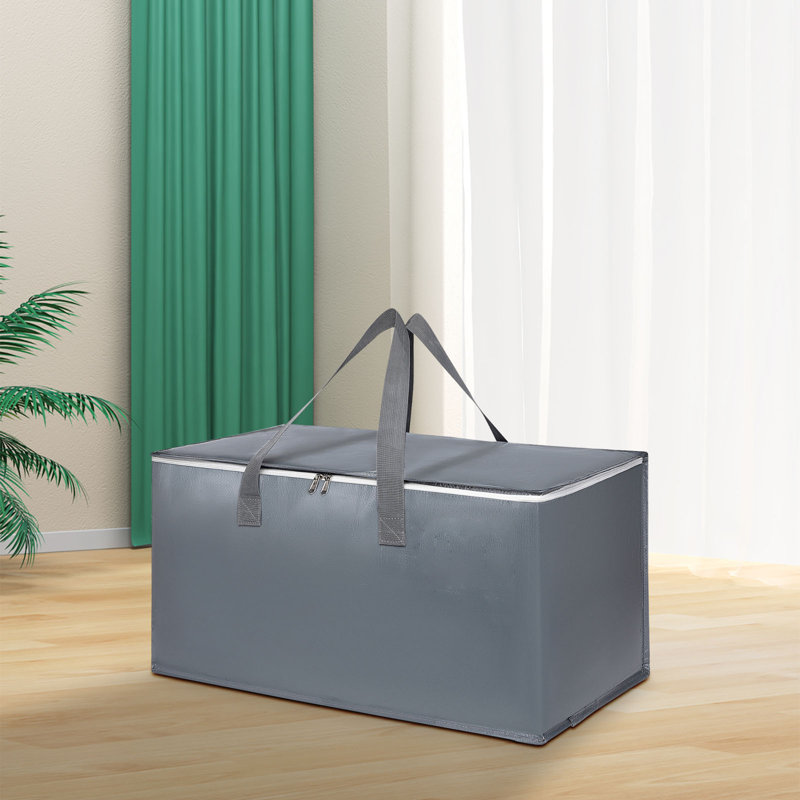  Clothes Storage Bags Heavy Duty Moving Packing Bags, Large Capacity Storage Bins Portable Storage Containers with Reinforced Handles for Clothing, Sweater, Comforter, Bedding