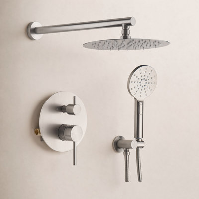Robinet de douche circulaire avec valve brute