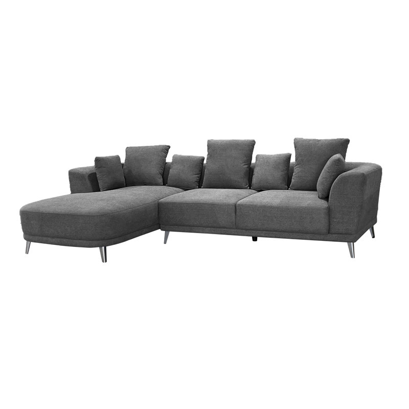 3 Seater Sofa Bed, Right Hand Facing, Grey