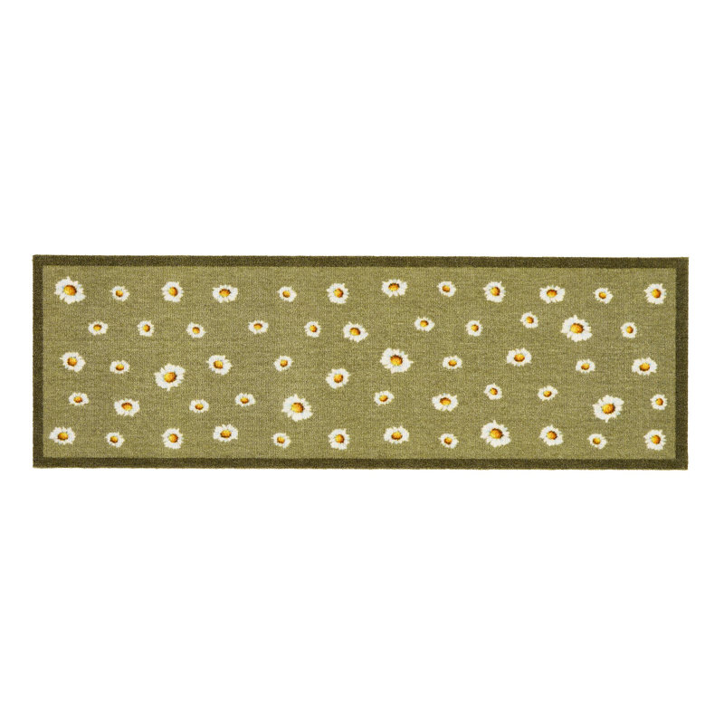 Non-Slip Daisy Cow Indoor Doormat, 50cm W x 150cm L